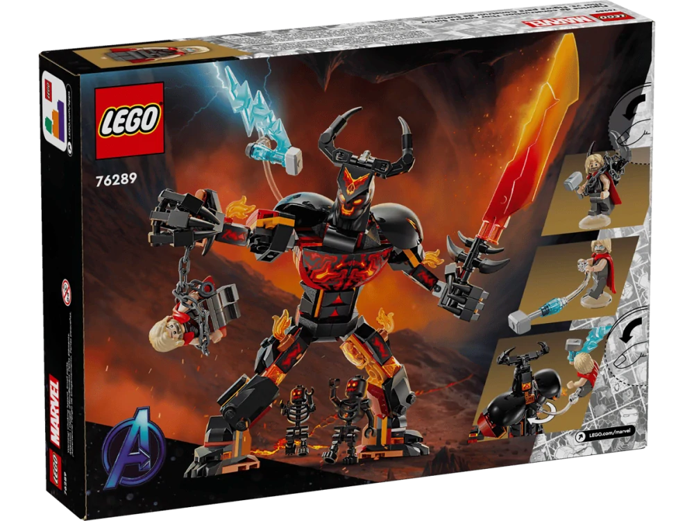 76289 Sestavitelná figurka: Thor vs. Surtur