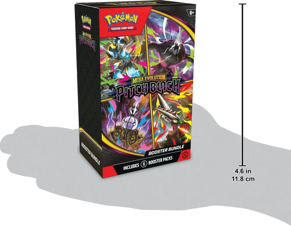 Pokémon TCG: Mega Evolution Pitch Black - Booster Bundle (6 boosterů)
