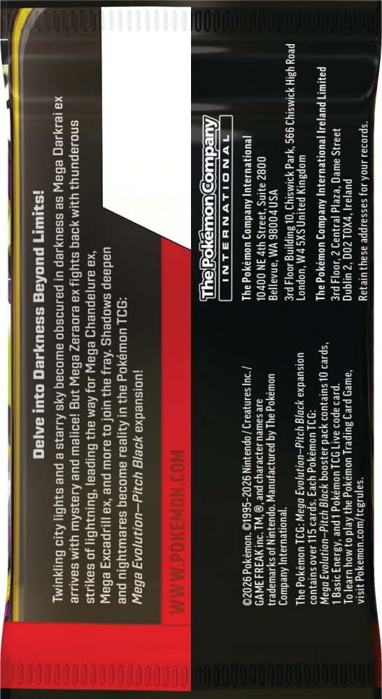 Pokémon Pitch Black Booster Box